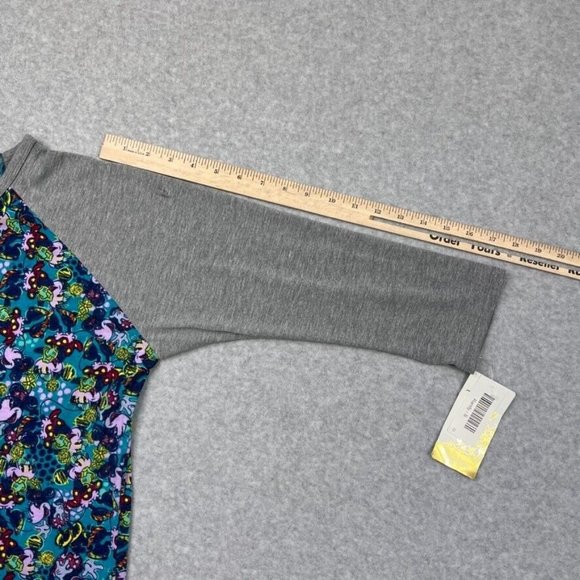 LuLaRoe Womens Randy Shirt Top Size Small Disney Minnie Mouse Raglan Sleeves - Picture 10 of 10